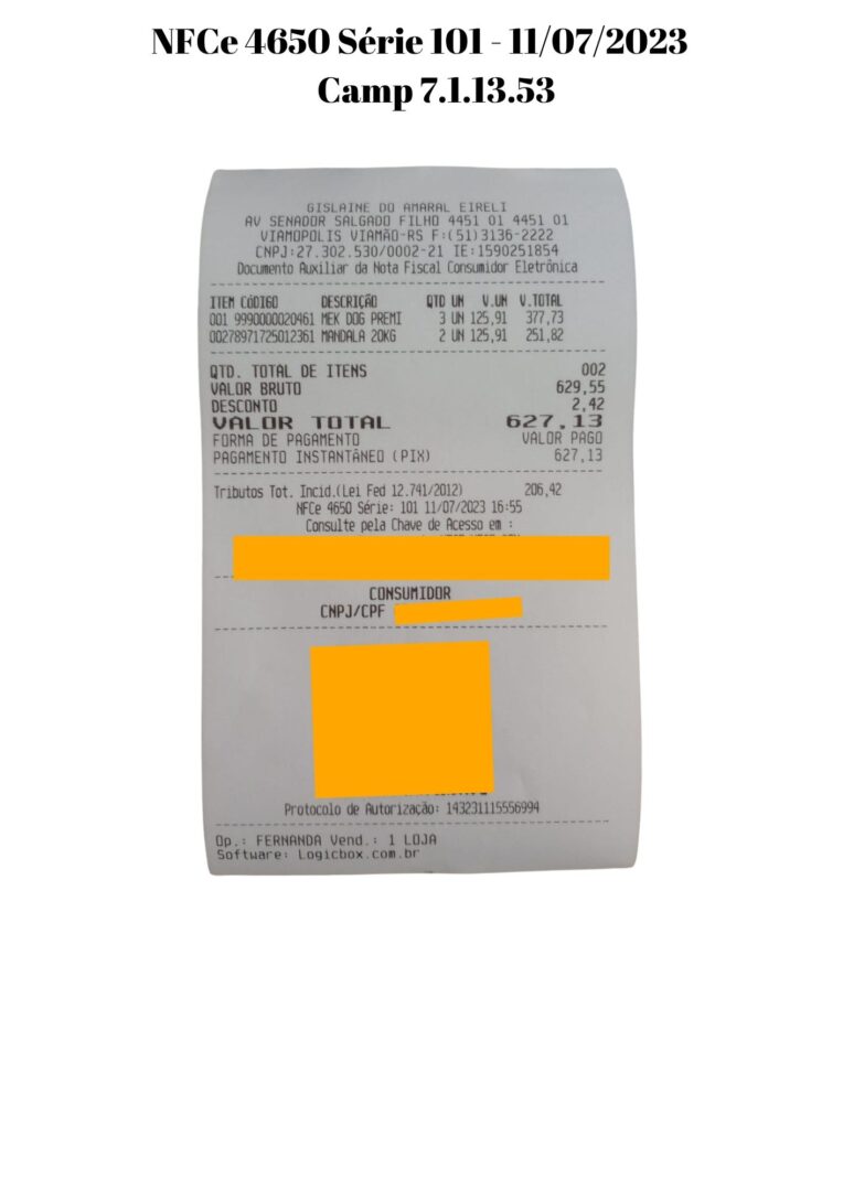 Nota Fiscal